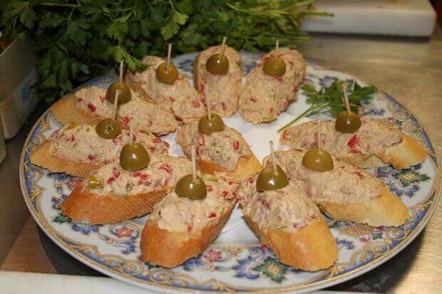 Montadito especial El Rebost